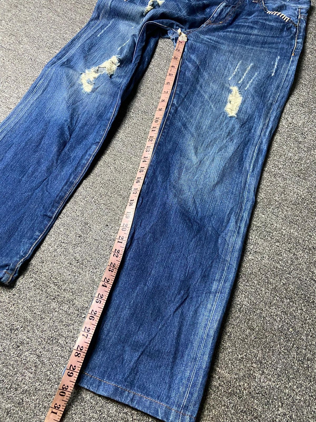 Billabong Vintage BILLABONG Distressed Ripped Jeans (158) Size US 32 / EU 48 - 9 Thumbnail