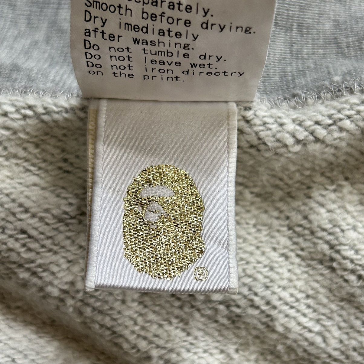 Bape A Bathing Ape Baby Milo Mario Monogram Full Zip Hoodie Size US S / EU 44-46 / 1 - 12 Thumbnail