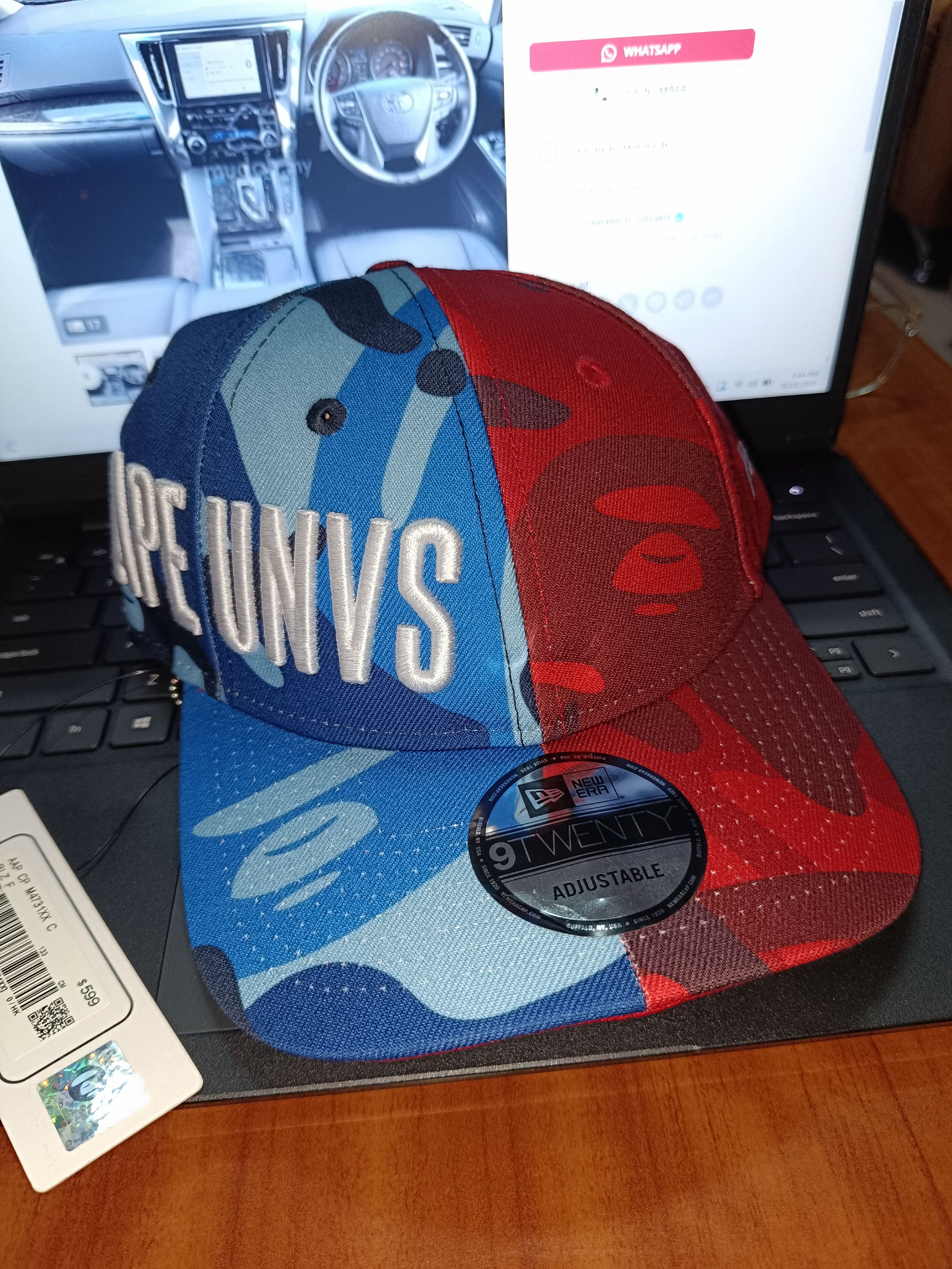 Aape Aape by BAPE x New Era 9TWENTY Adjustable Cap Size ONE SIZE - 1 Thumbnail
