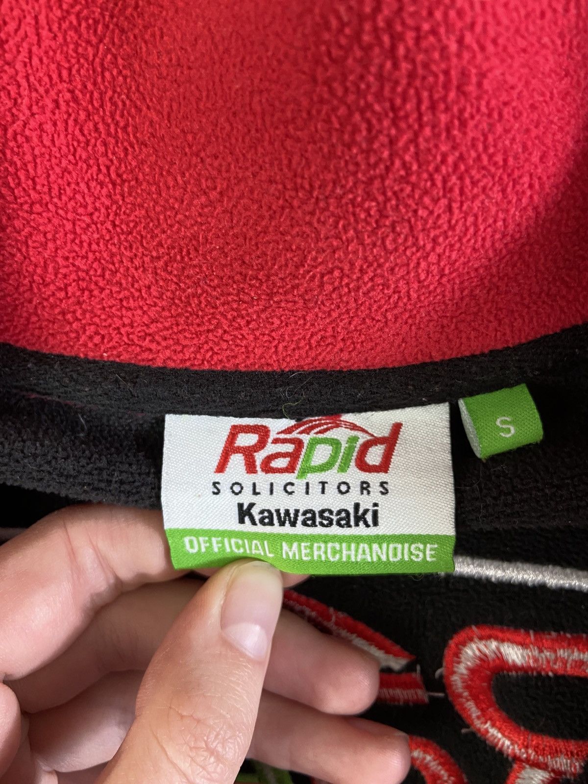 Other Vintage Kawasaki Rapid Solicitors Racing Fleese Jacket Size US S / EU 44-46 / 1 - 3 Thumbnail