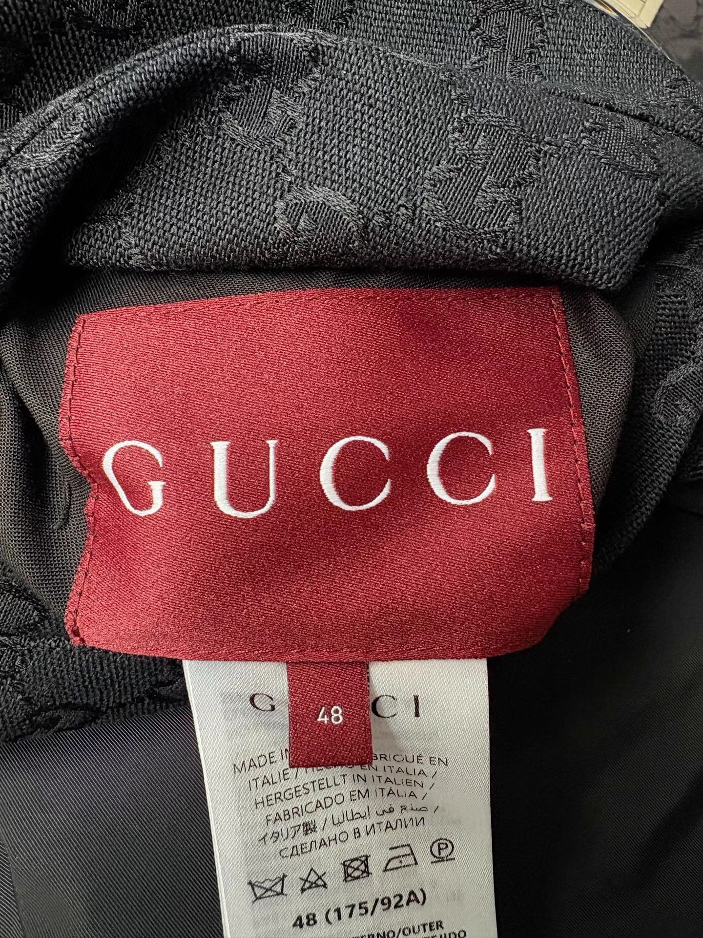 Gucci GUCCI New All-Over Logo Jacquard Reversible Jacket Size US M / EU 48-50 / 2 - 4 Thumbnail