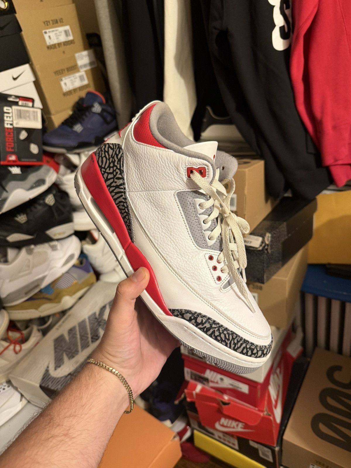 Jordan Brand Fire red 3s size 12 Size US 12 / EU 45 - 1 Thumbnail