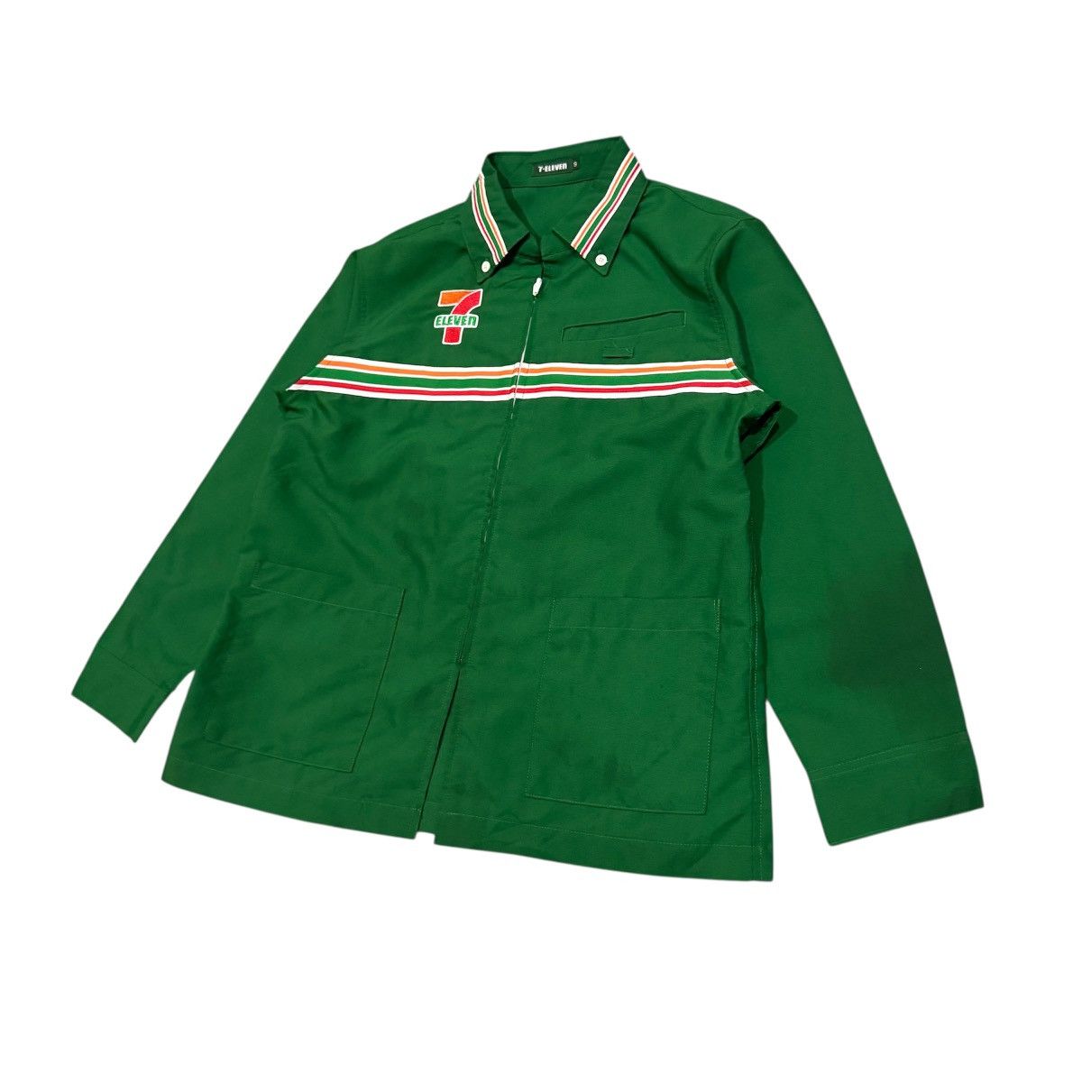 Japanese Brand Vintage 7-Eleven Japan Staff Uniform Jacket Workwear Size US M / EU 48-50 / 2 - 2 Thumbnail