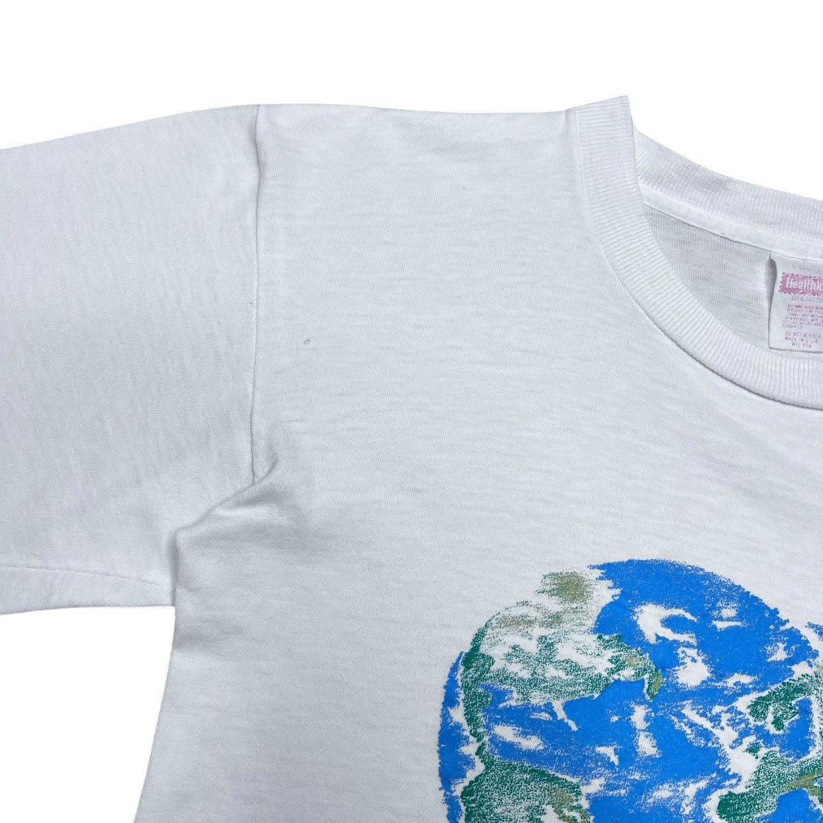 Other Vintage 1980s World Peace Earth Graphic Long Sleeve T-Shirt Size US S / EU 44-46 / 1 - 8 Thumbnail