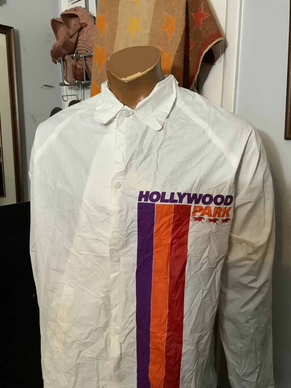 Vintage Vintage Hollywood Park Racetrack Horse Racing Course Jacket Size US M / EU 48-50 / 2 - 19 Thumbnail