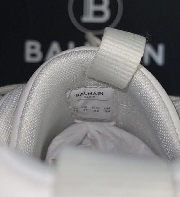 Balmain BALMAIN B RUNNER LOW. SIZE 45 / 12 US. WHITE BEIGE ROSE GOLD Size US 12 / EU 45 - 9 Thumbnail