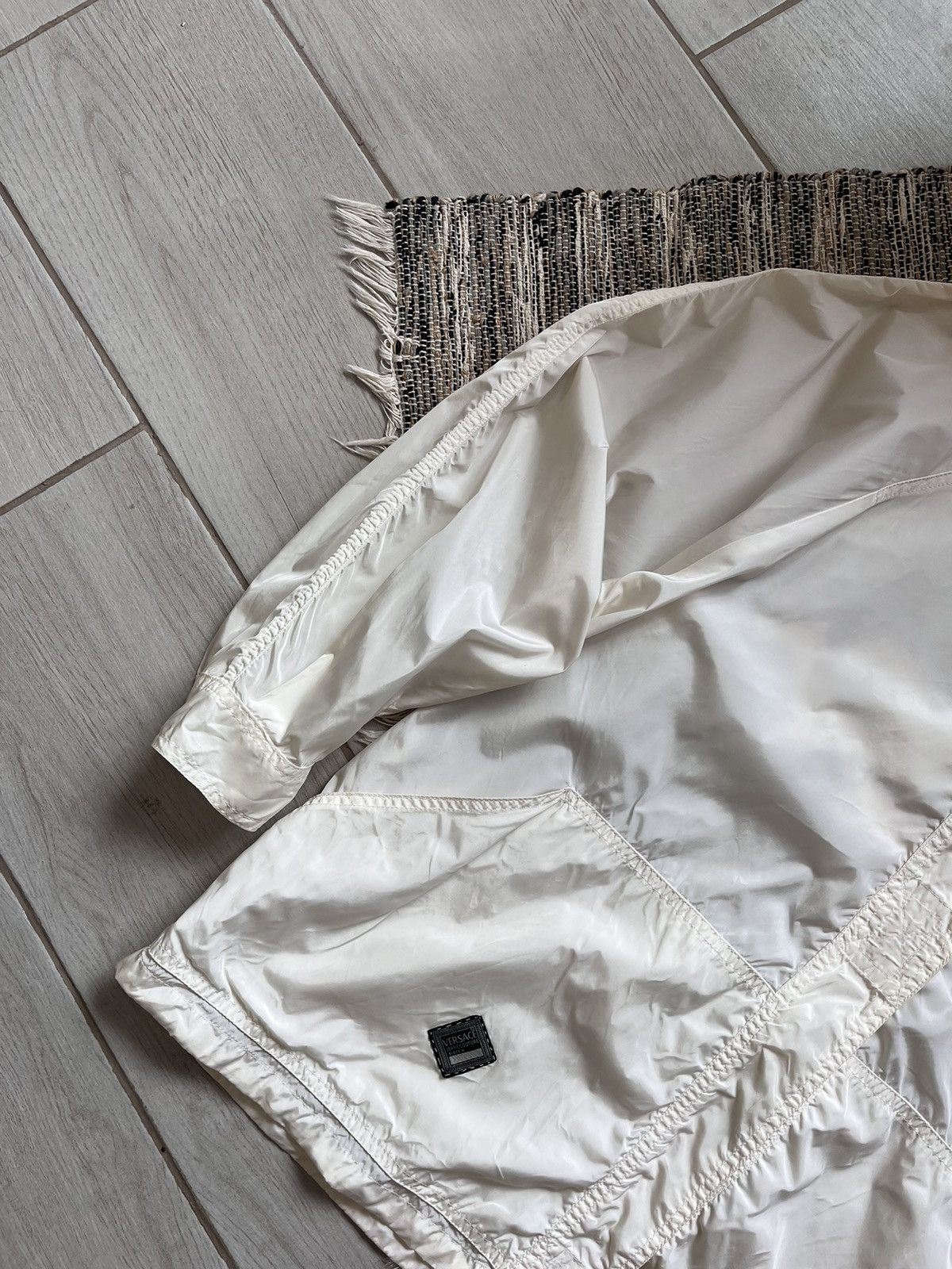 Versace Jeans Couture × Vintage Vintage Versace jeans couture windbreaker raincoat jacket Size US L / EU 52-54 / 3 - 7 Thumbnail