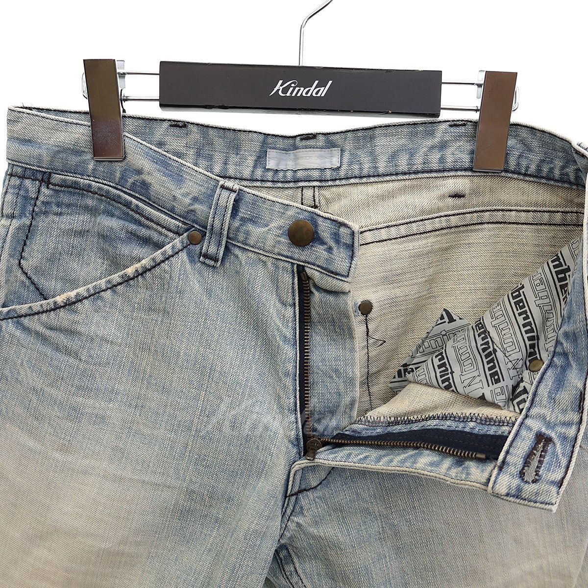 Number (N)ine Number (N)ine 02AW George period Mud -kako denim pants Size US 29 - 4 Thumbnail