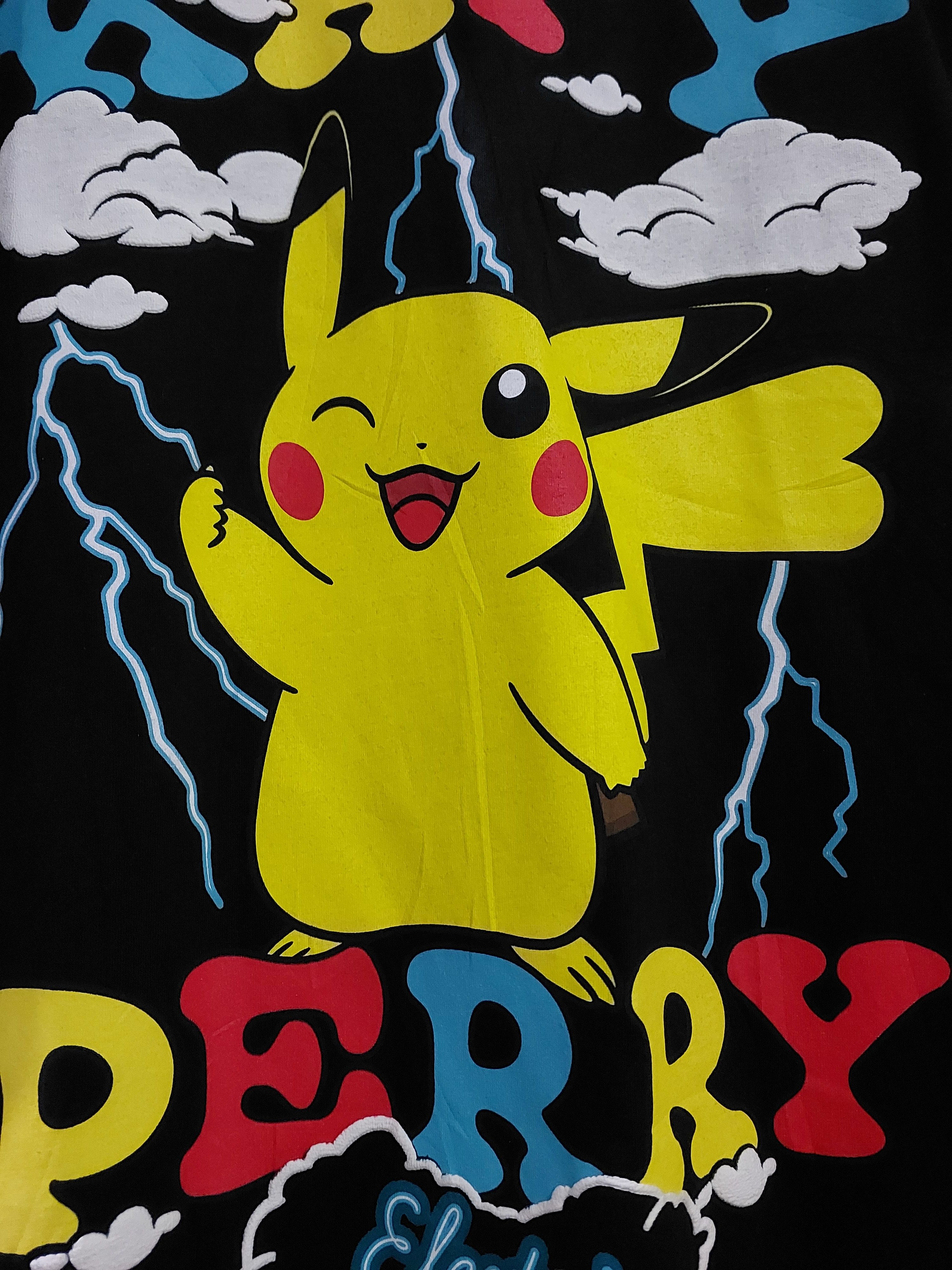 Anime × Nintendo × Pokemon POKEMON X KATY PERRY SINGLE PROMO ELECTRIC TSHIRT Size US M / EU 48-50 / 2 - 6 Thumbnail