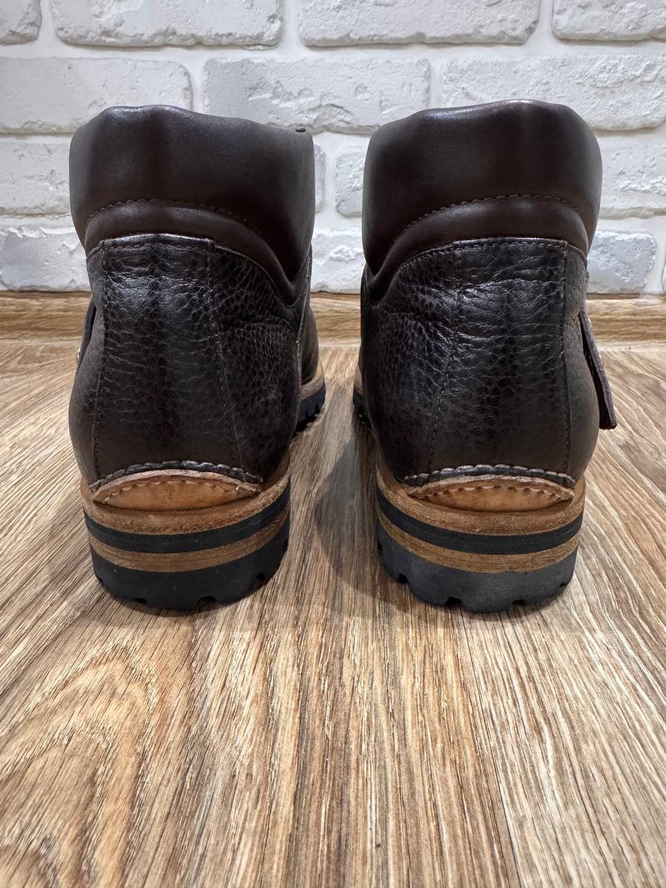 Santoni Santoni Men’s Brown Leather Hiking Boots Size 9 Size US 9 / EU 42 - 7 Thumbnail
