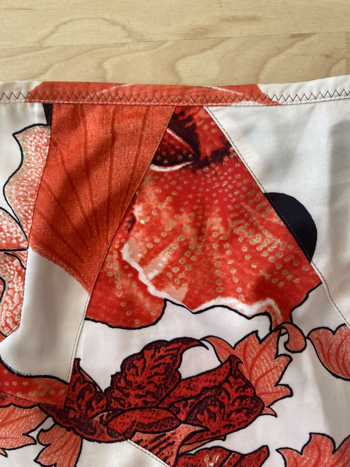 Roberto Cavalli cavalli asymmetric floral mermaid skirt Size 27" / US 4 / IT 40 - 14 Thumbnail