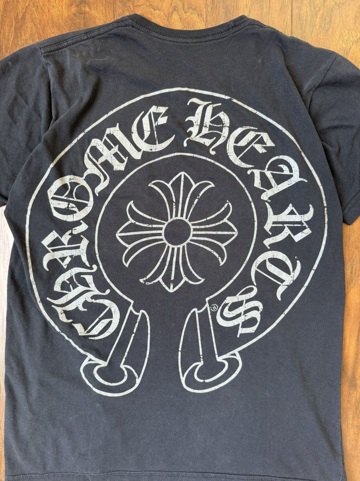 Chrome Hearts chrome hearts big horseshoe tee Size US M / EU 48-50 / 2 - 2 Thumbnail