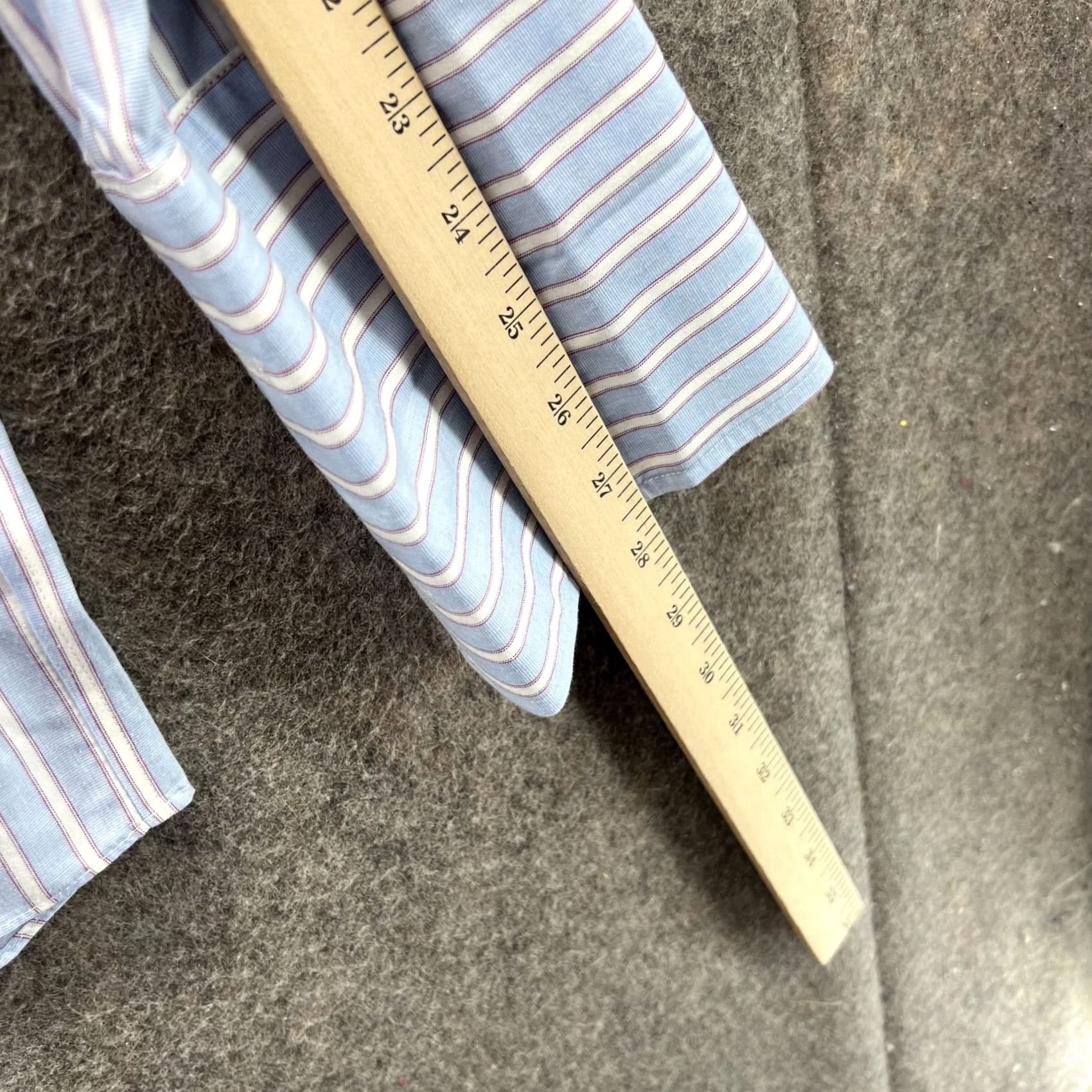 Brooks Brothers Brooks Brothers Shirt Mens 18 35 Blue Striped Oxford Button Down Preppy OCBD Shirt Size US XXL / EU 58 / 5 - 4 Thumbnail