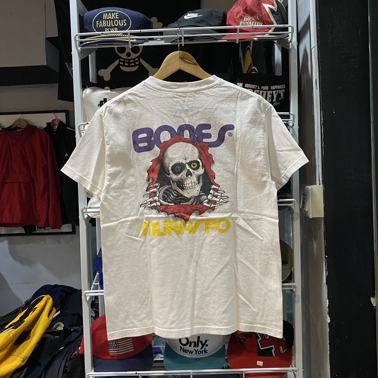 Bones Powell Peralta Bones Skeleton Iconic Skate Tee Size US M / EU 48-50 / 2 - 1 Thumbnail
