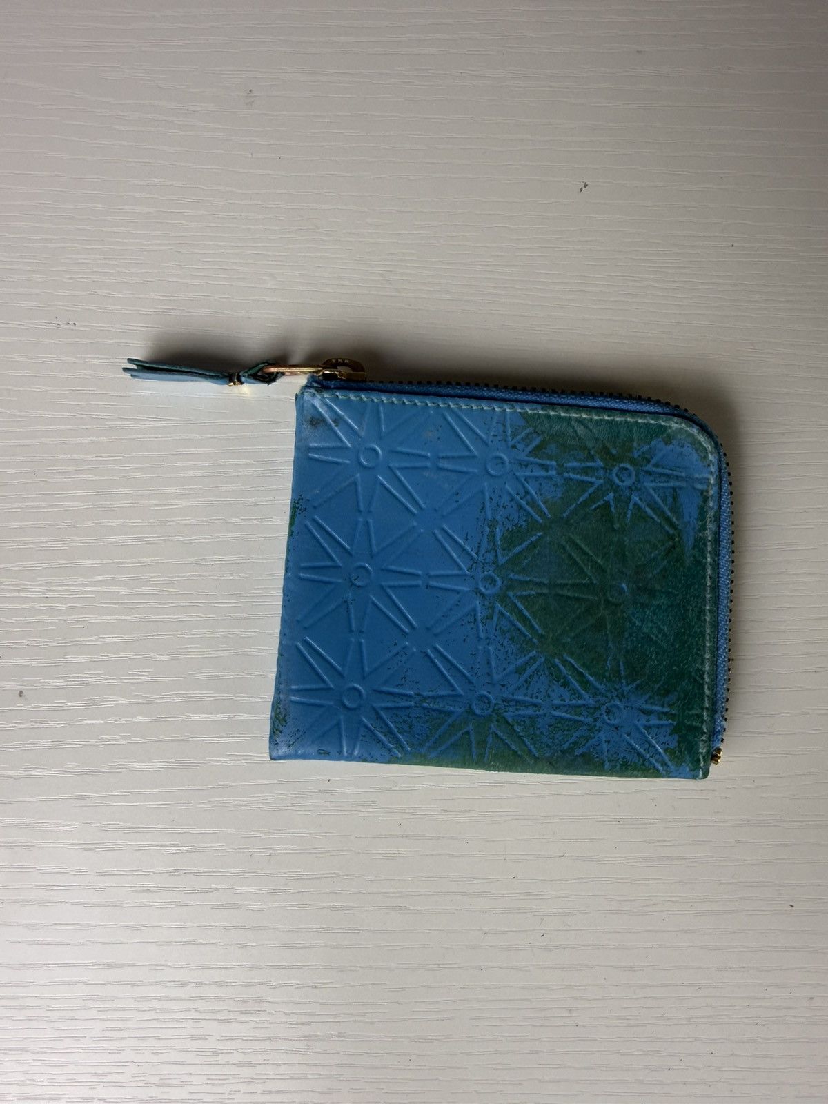 Comme des Garcons Comme Des Garcons Blue Leather Rectangle Lightweight Classic Size ONE SIZE - 5 Thumbnail