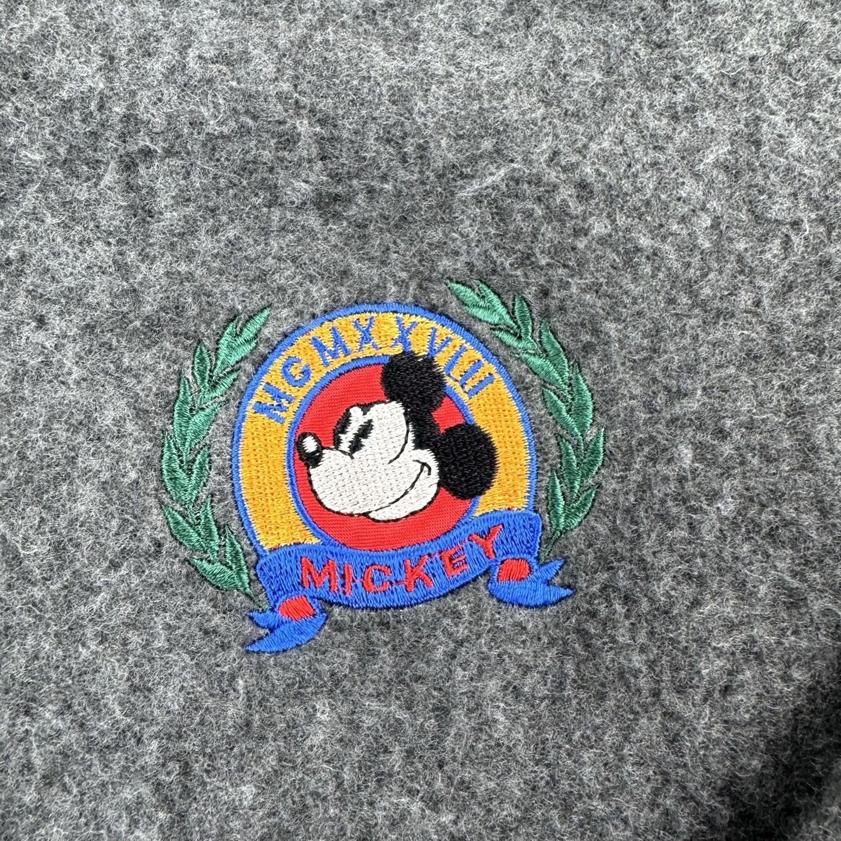Disney VINTAGE Disney Mickey Mouse Fleece Pullover Sweatshirt Adult XL Henley Neck 90s Size US XL / EU 56 / 4 - 3 Thumbnail