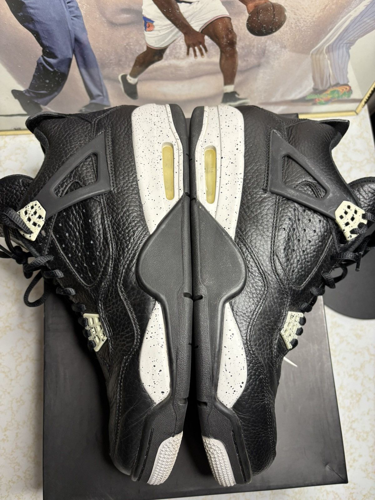 Jordan Brand Air Jordan 4 Retro LS 2015 Oreo 2015 Size US 11 / EU 44 - 4 Thumbnail