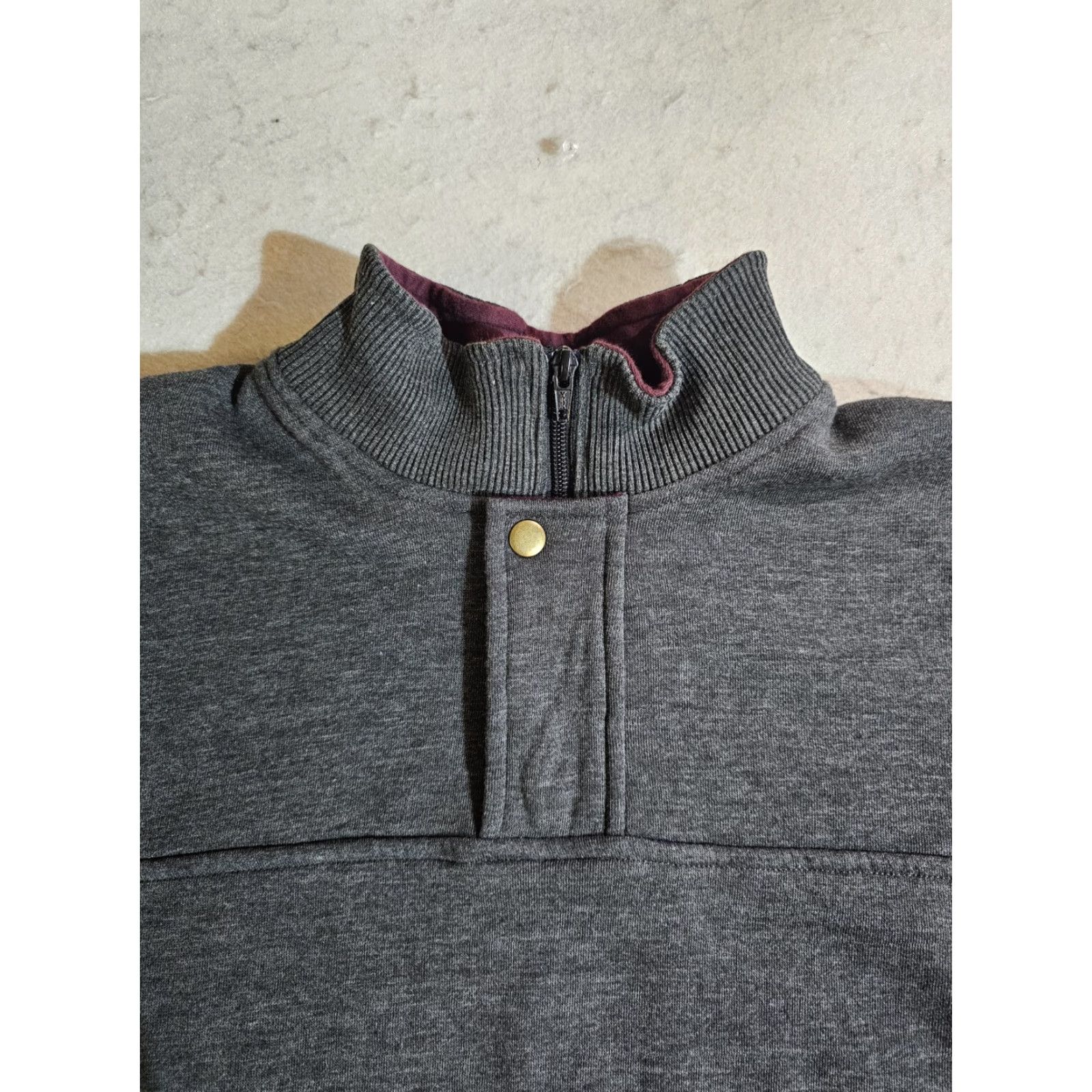 Orvis Orvis Shirt Pullover 1/4 Zip Long Sleeve Mock Neck Men XL Gray Size US XL / EU 56 / 4 - 6 Thumbnail