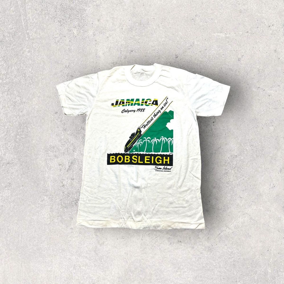 Vintage Vintage Jamaica Bobsleigh tee Size US L / EU 52-54 / 3 - 1 Thumbnail
