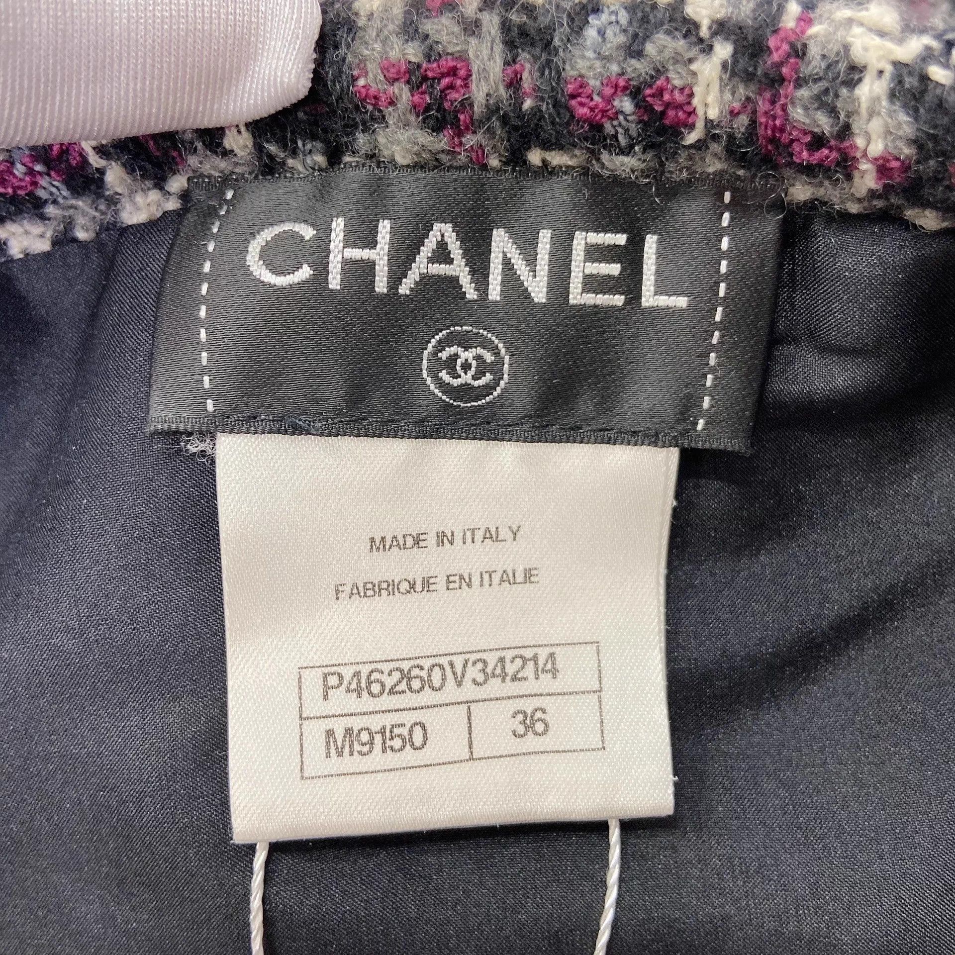 Chanel Chanel Gingham Skirt FR 36 Size 26" / US 2 / IT 38 - 6 Thumbnail