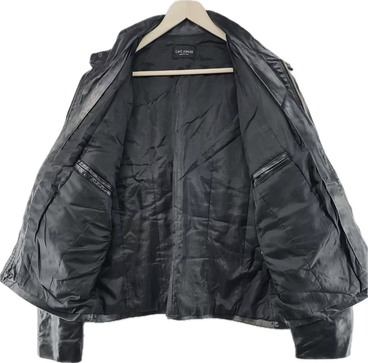Vintage Vintage Italian Leather Jacket Size US XL / EU 56 / 4 - 5 Thumbnail