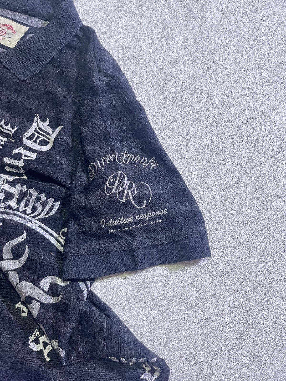 Hysteric Glamour Y2K DEVALTE short tshirt striped style Size US L / EU 52-54 / 3 - 4 Thumbnail