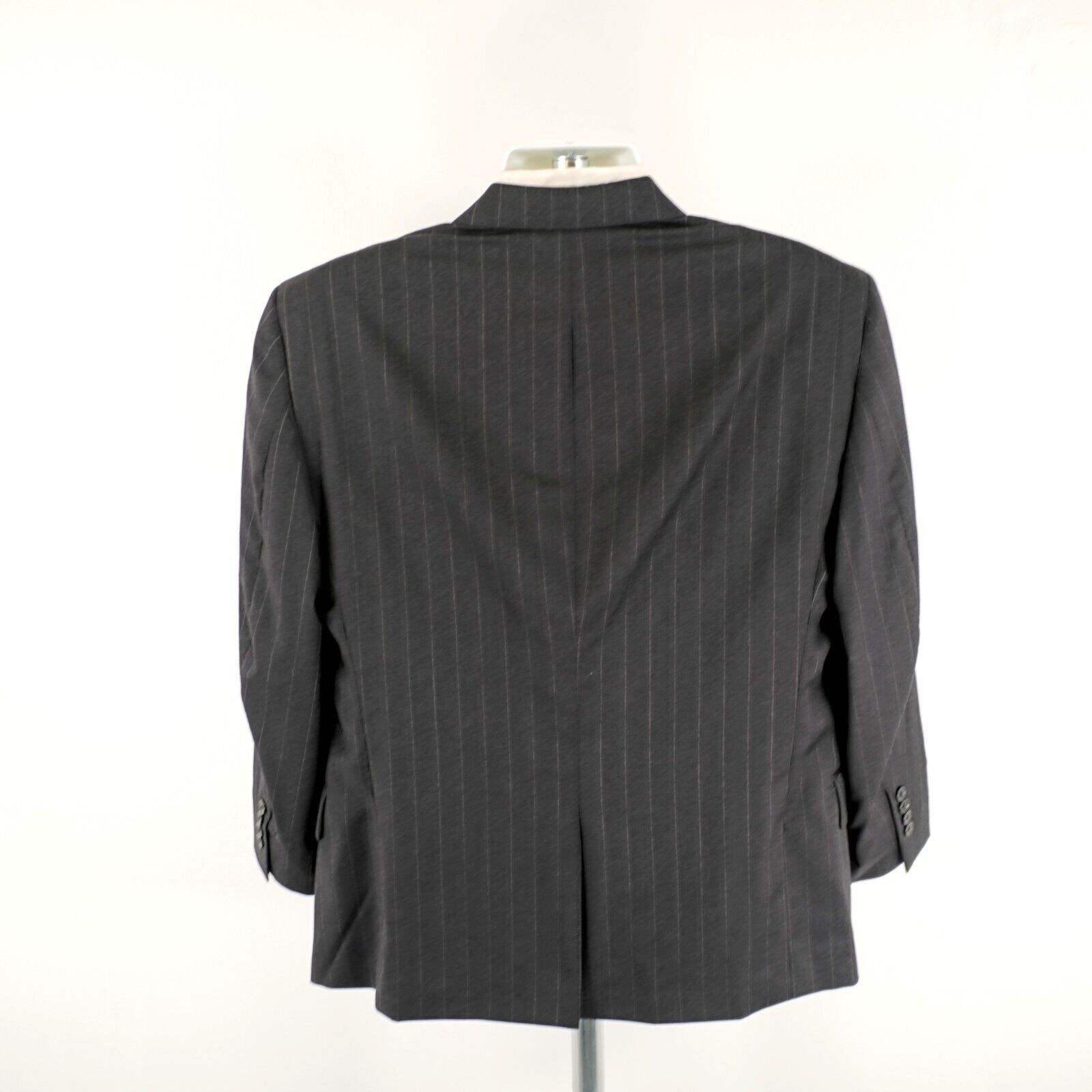 Jos. A. Bank Jos A Bank Signature Wool Gray Striped 2 Button 2 Piece Suit Size 42S - 11 Thumbnail