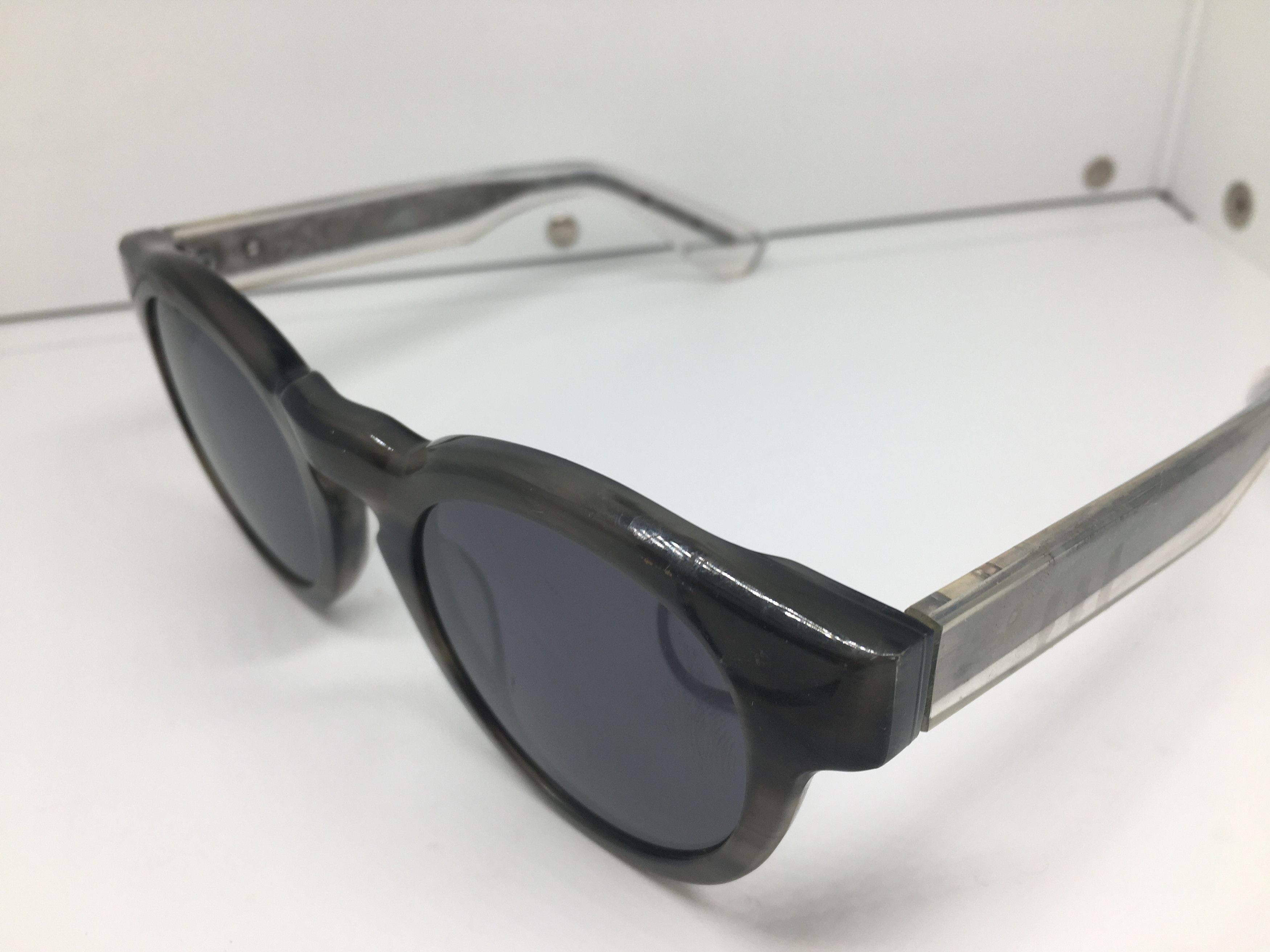 Vintage Vintage Handmade Acetate Keyhole Sunglasses Frame Size ONE SIZE - 3 Thumbnail