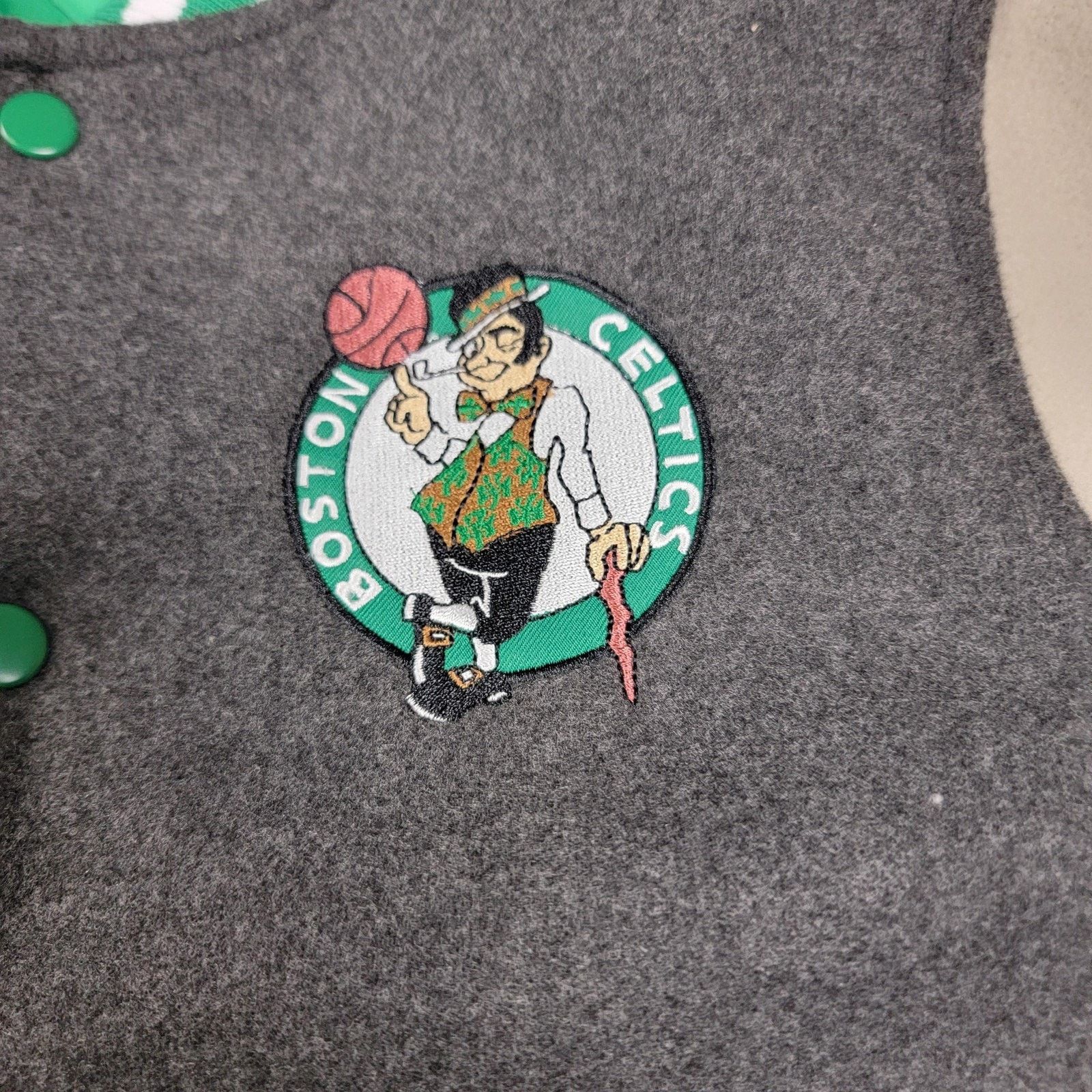 NBA Boston Celtics Jacket Youth 18-20 NBA Varsity (972) Size US XL / EU 56 / 4 - 5 Thumbnail