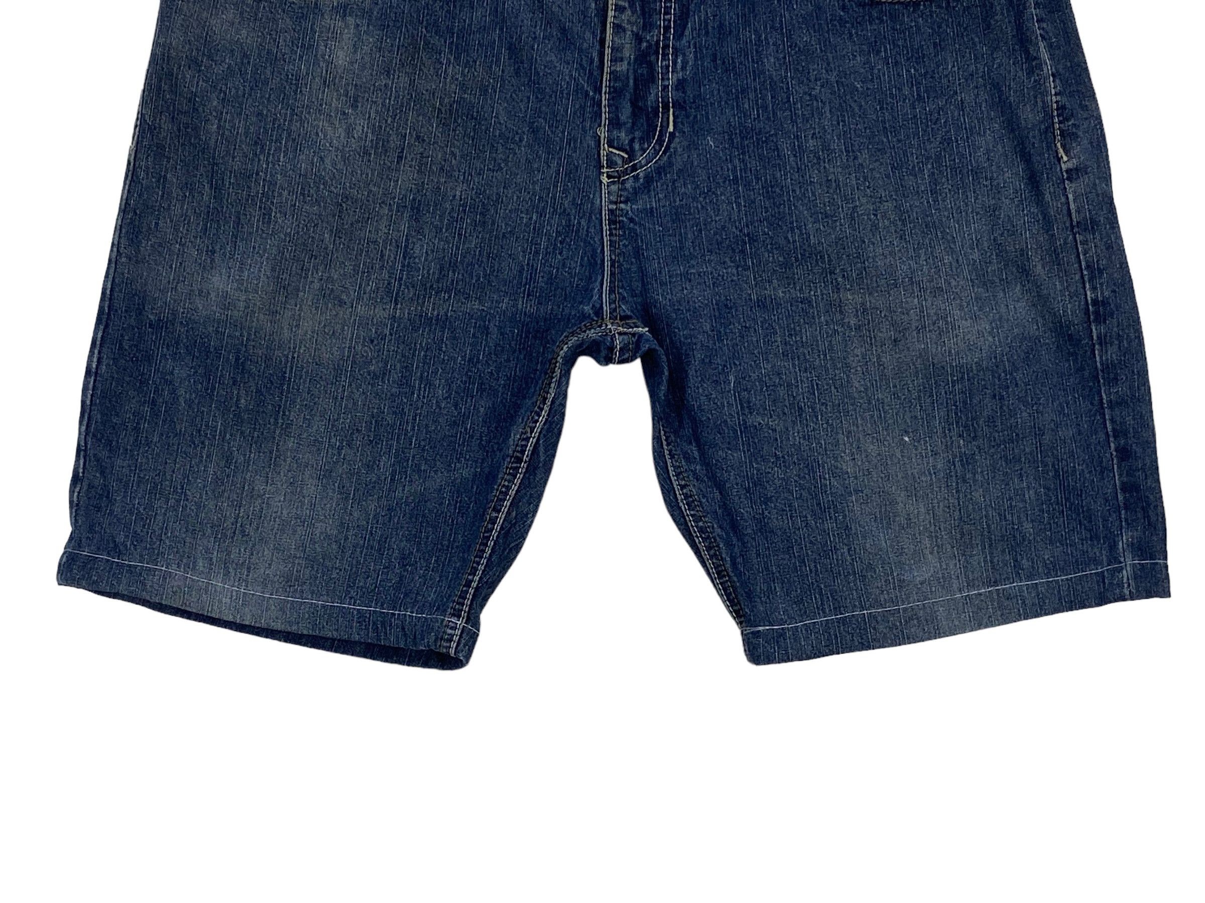 Japanese Brand SP Short Baggy Jeans Hip Hop Skateboards Jeans Pants Size US 35 - 4 Thumbnail