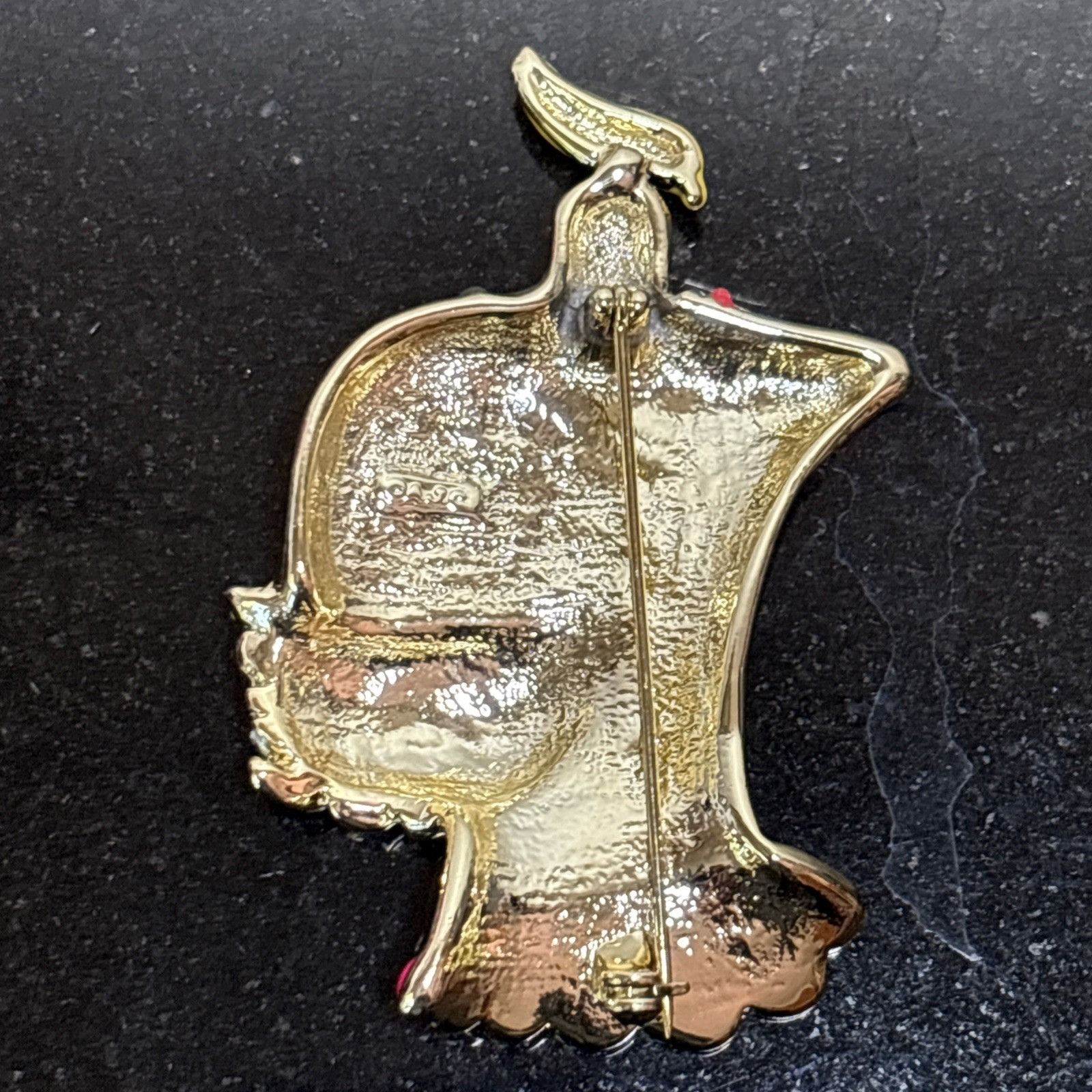 Other Vtg AJC Enamel Clown Brooch Pin Gold Tone Bird 70s 80s Pierr Size ONE SIZE - 4 Thumbnail