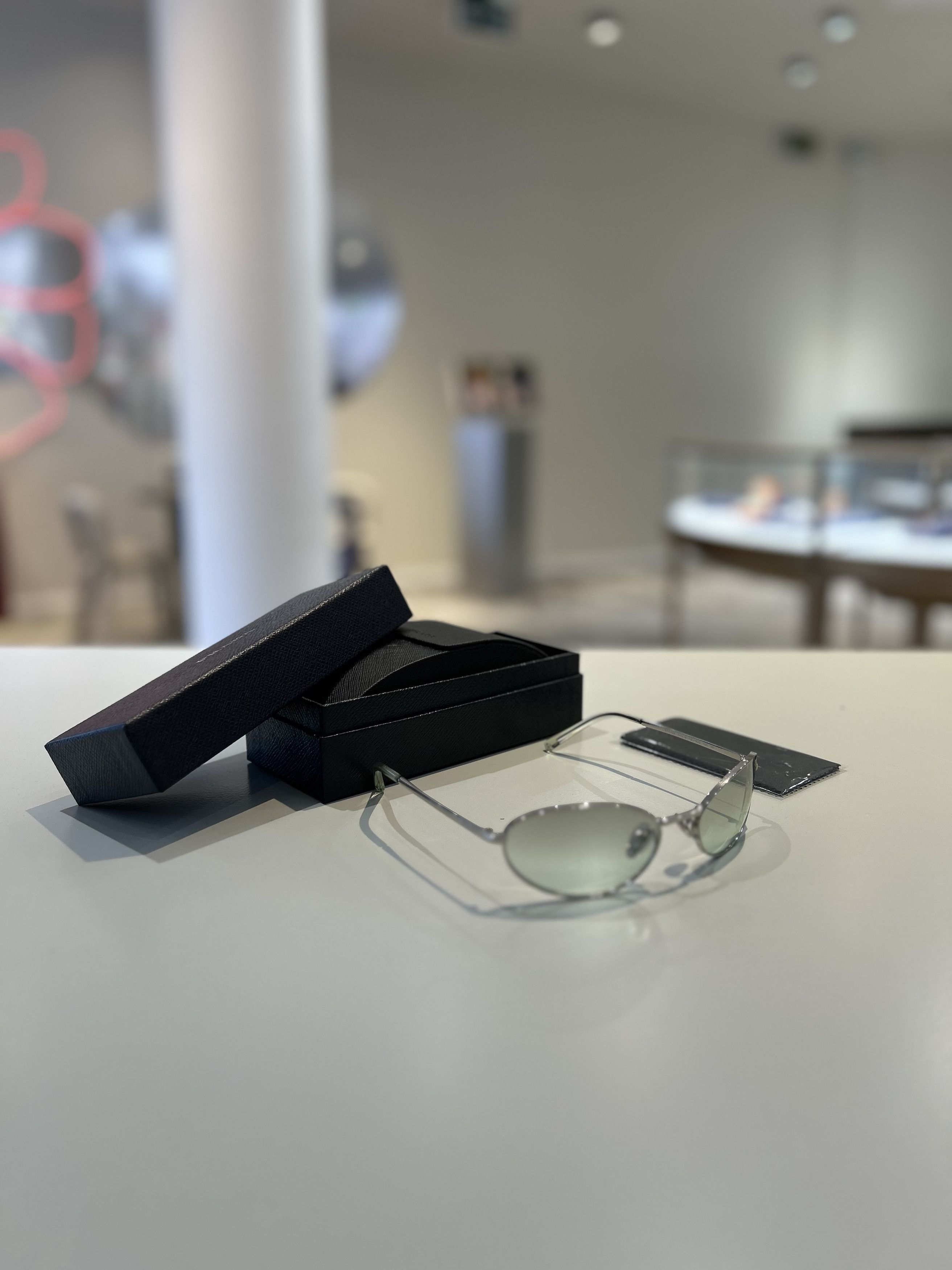 Prada Prada Oval Sunglasses Size ONE SIZE - 7 Thumbnail