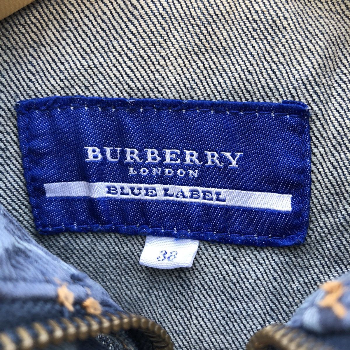 Burberry Burberry London Blue Label Denim Jacket Vintage Japan Only Size M / US 6-8 / IT 42-44 - 11 Thumbnail