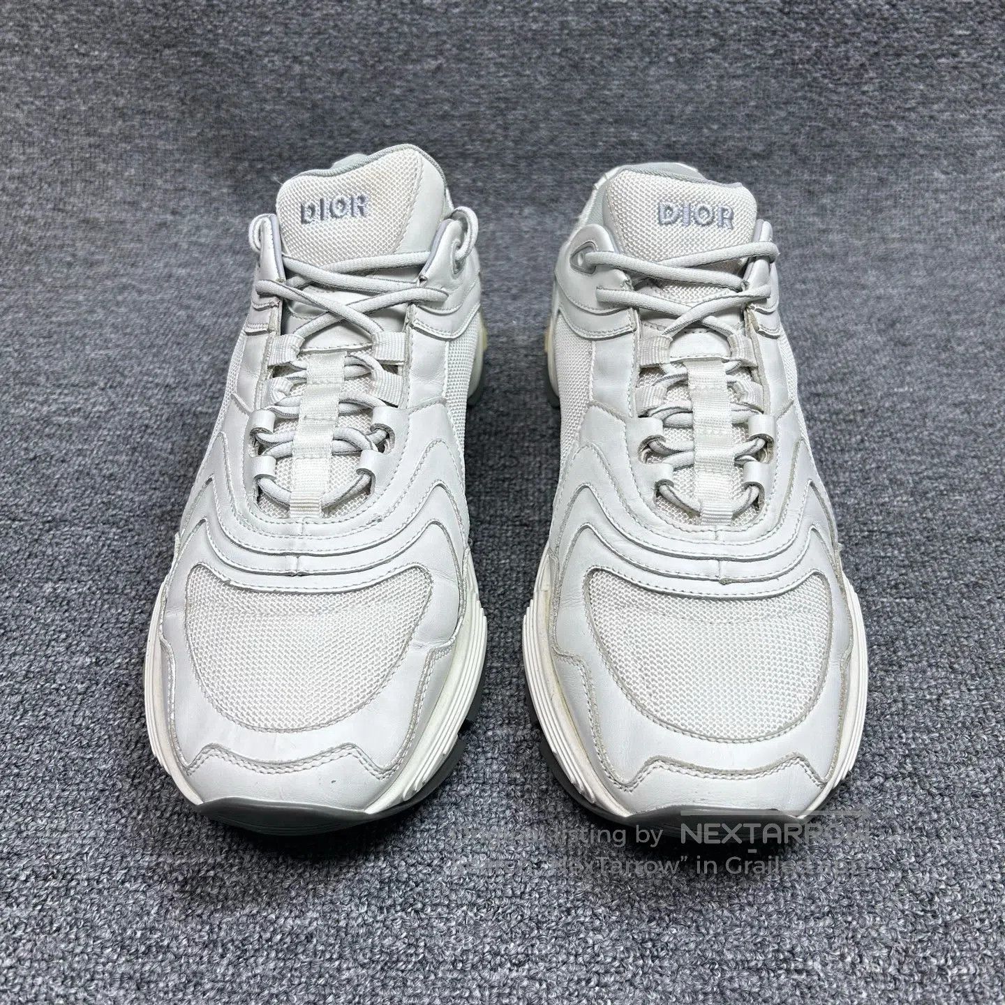 Dior Dior Pure White Low Top Casual Dad Shoes| Size US 12 / EU 45 - 4 Thumbnail