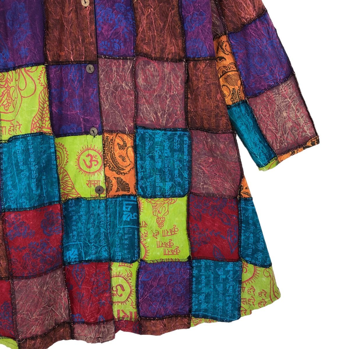 Hysteric Glamour 🔥90’s Vintage Long Jacket Navajo Aztec Design Tartan Design Size US M / EU 48-50 / 2 - 4 Thumbnail