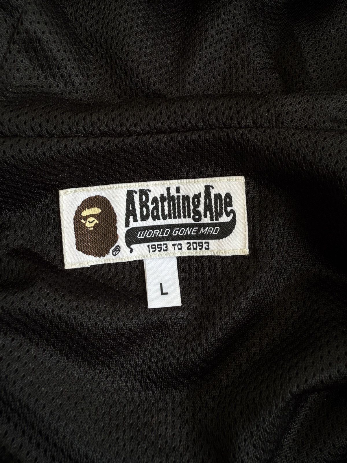 Bape Bape summer 2018 tape line windbreaker jacket Size US L / EU 52-54 / 3 - 7 Thumbnail