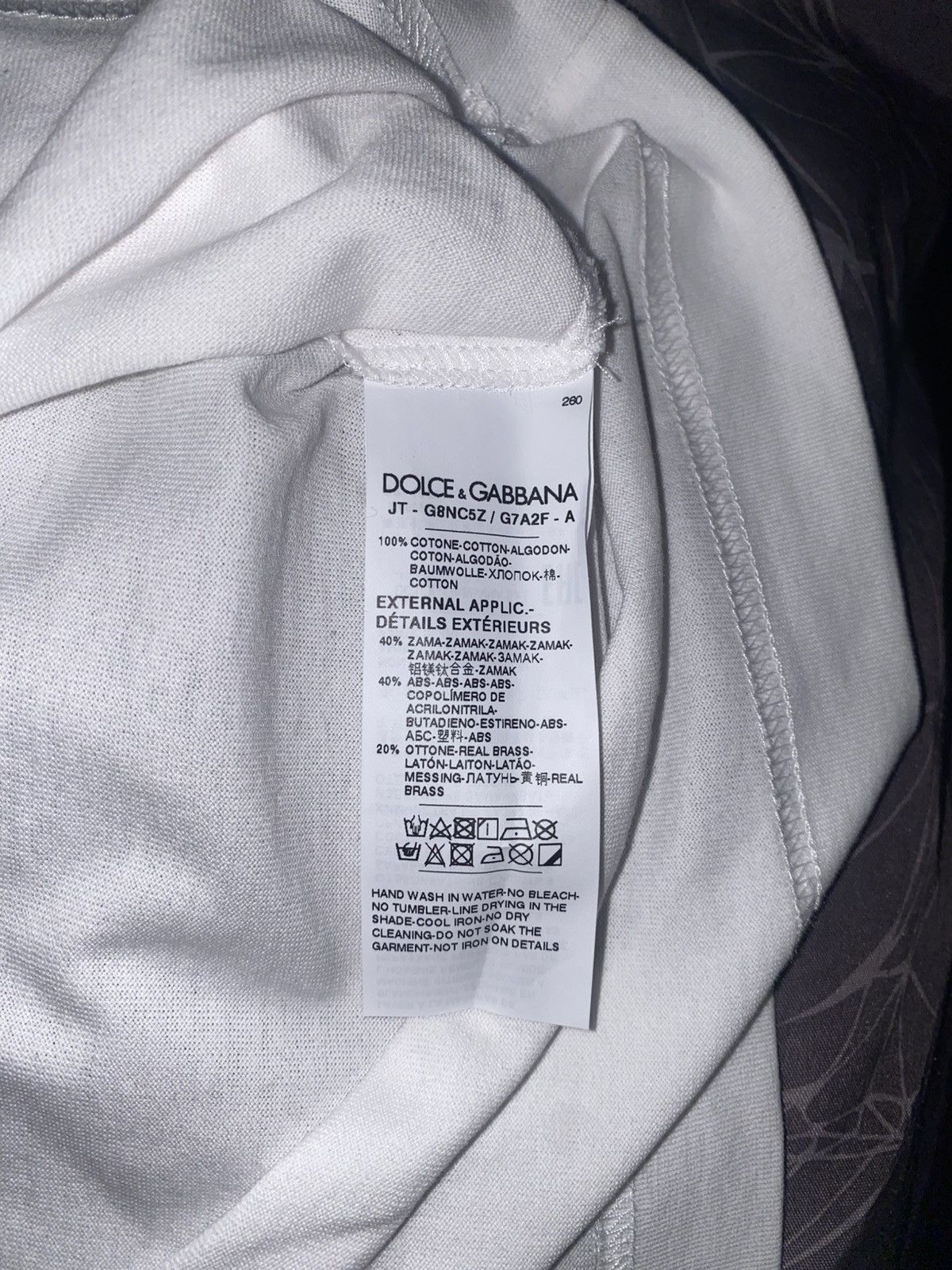 Dolce & Gabbana Dolce & Gabbana Tshirt Size US XL / EU 56 / 4 - 6 Thumbnail