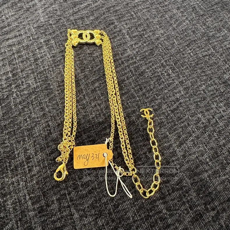 Chanel Chanel 23p love double c three-layer necklace Size ONE SIZE - 6 Thumbnail