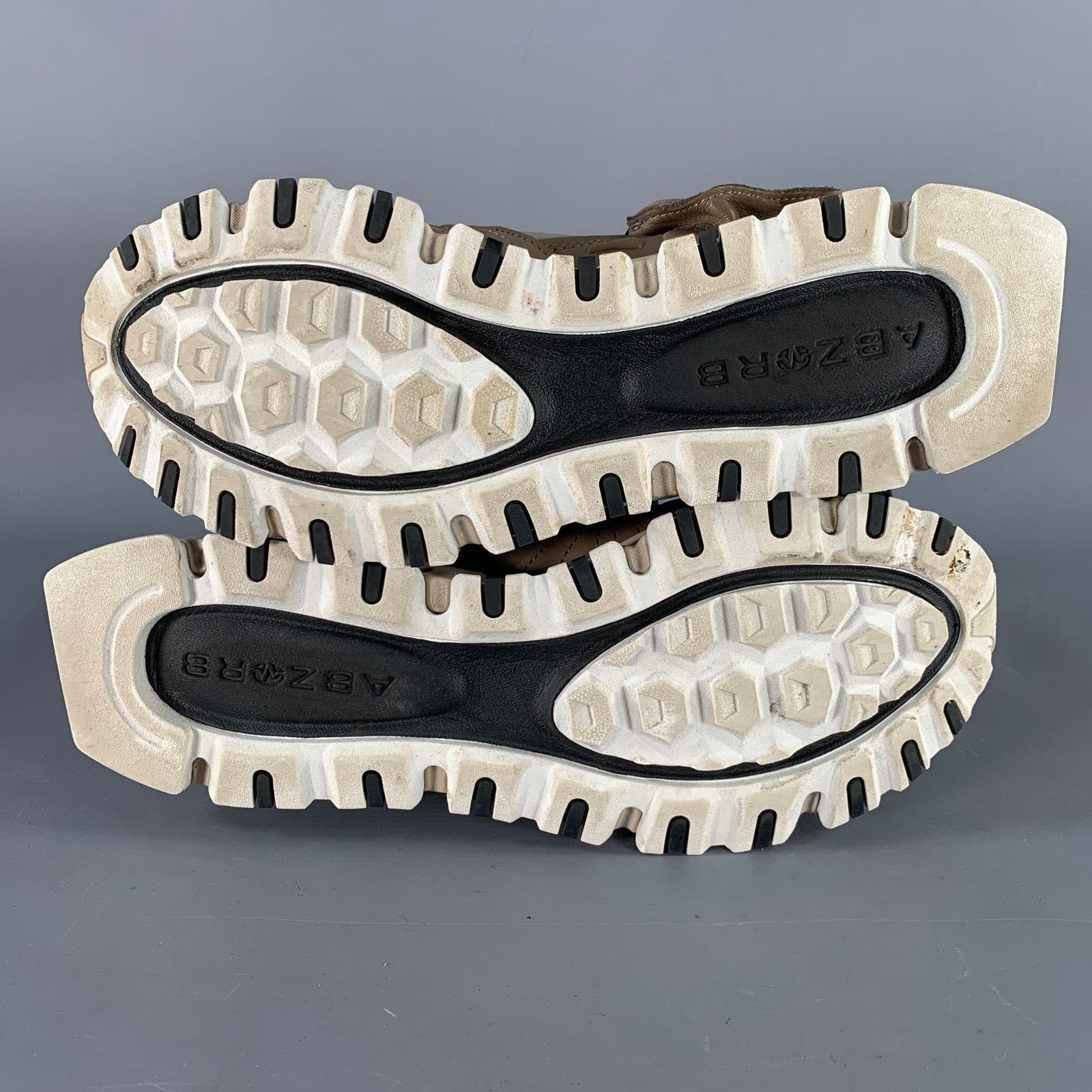 New Balance 10.5 X-RACER Grey Tan Color Block Leather Lace Up Sneakers Size US 10.5 / EU 43-44 - 6 Thumbnail
