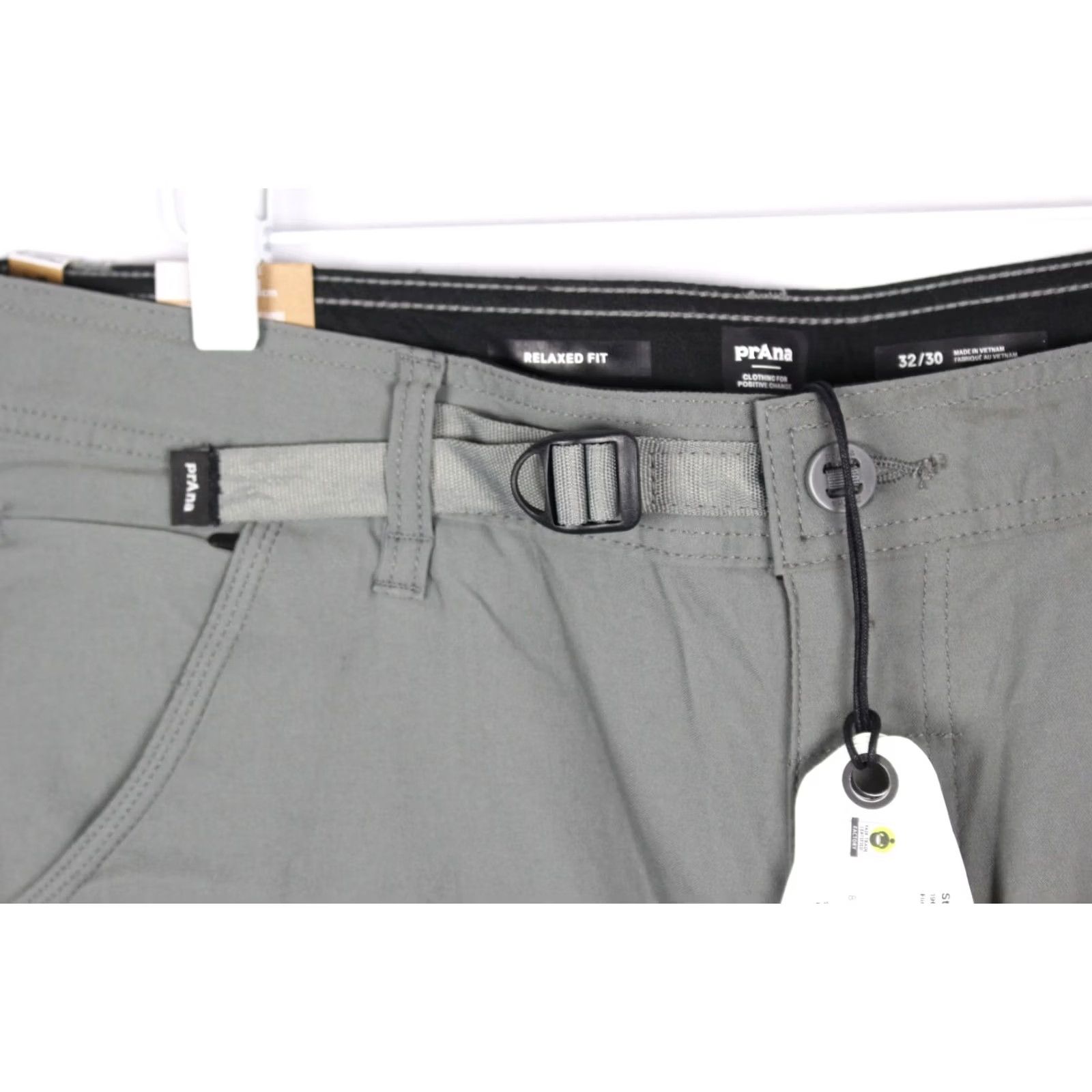 Prana VINTAGE Prana Men's Stretch Zion Pants II Relaxed Straight 32 x 30 Flint Cargo 1969791 Size US 32 / EU 48 - 4 Thumbnail