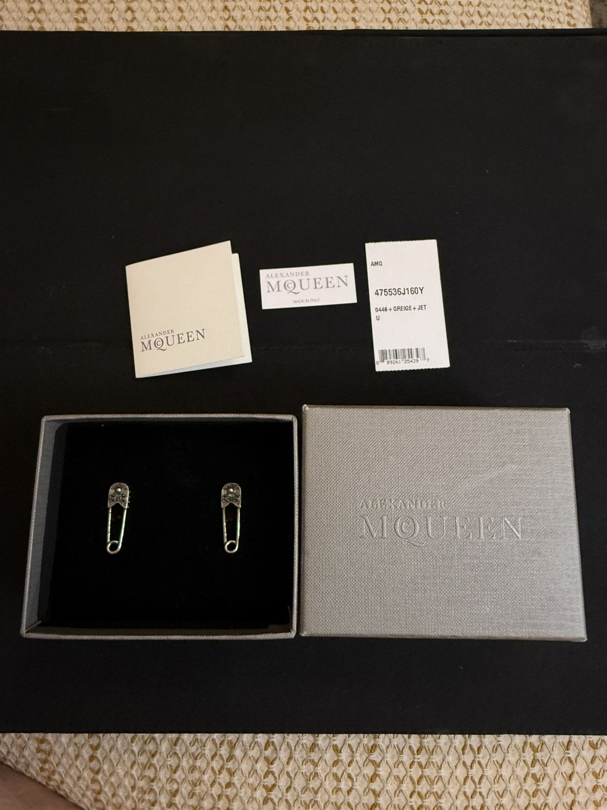 Alexander McQueen 100% Silver SAFETY PIN CUFFLINKS-Alexander Mcqueen Size ONE SIZE - 3 Thumbnail