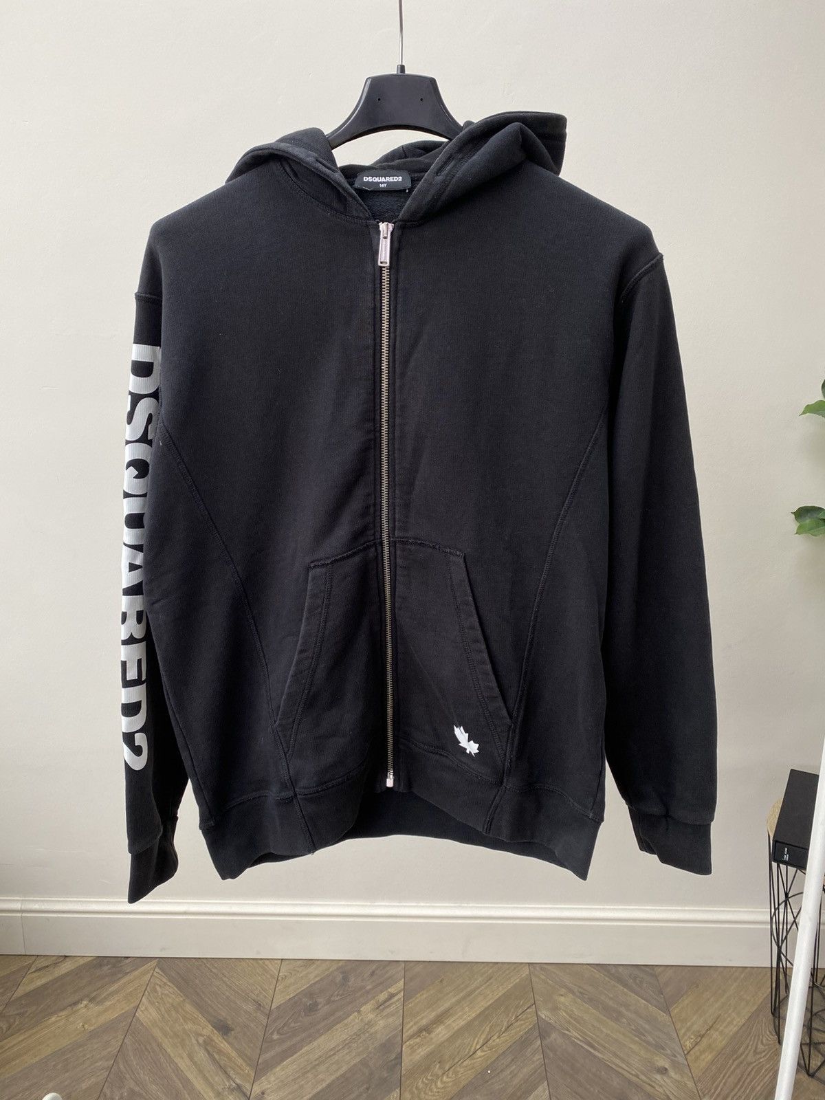 Dsquared2 Vintage Dsquared2 Zip Kids Hoodie Size US XXS / EU 40 - 2 Thumbnail
