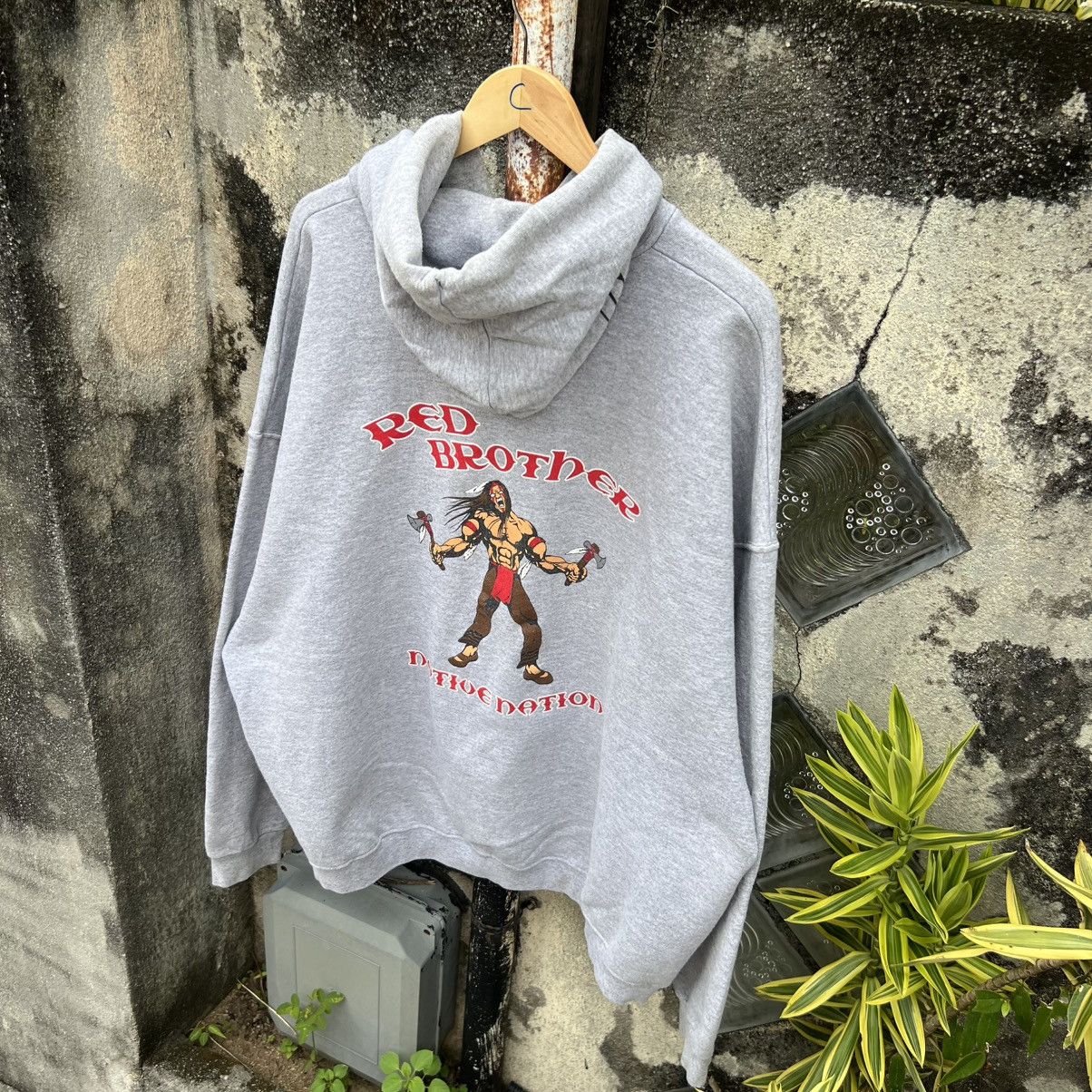 Vintage “VINTAGE” 90s RED BROTHER GRAPHIC TEE Size US XXL / EU 58 / 5 - 12 Thumbnail