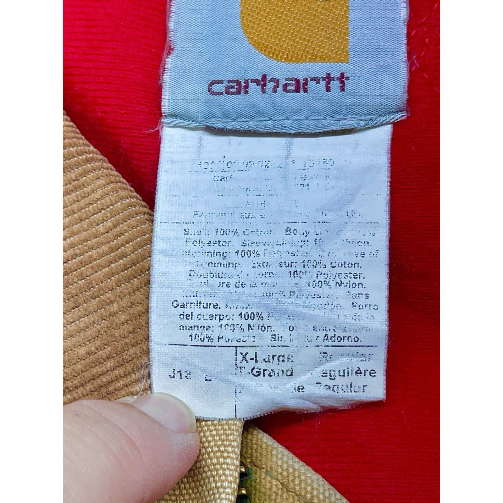Carhartt Vtg Carhartt Santa Fe J13 XL Union Made USA Duck Canvas Work Size US XL / EU 56 / 4 - 6 Thumbnail