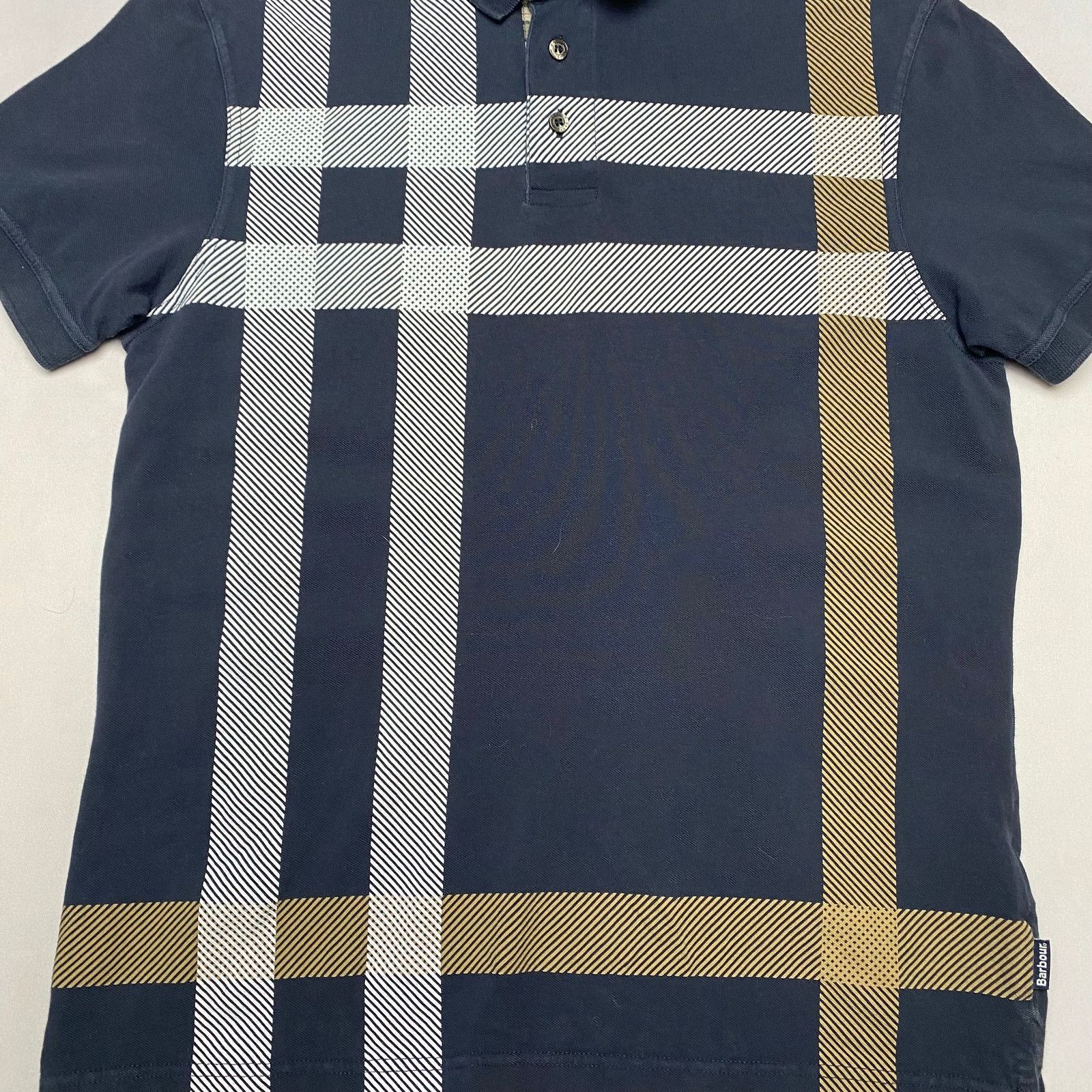 Barbour Barbour Blaine Tartan Polo Shirt Men's Medium Quiet Luxury Size US M / EU 48-50 / 2 - 2 Thumbnail