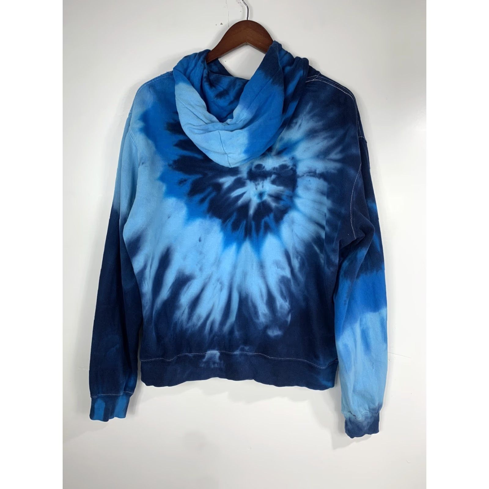 Vintage Dyenomite Hoodie Ball All Day Tie Dye Blue Sports Basketball Unisex Adults Size M Pullover Crew Neck Hooded Cotton Blend varsity? Size US M / EU 48-50 / 2 - 3 Thumbnail