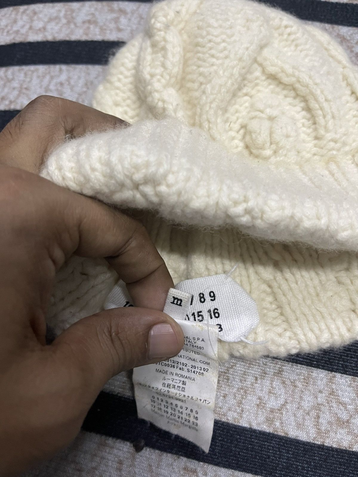 Maison Margiela MM14 MAISON MARTIN MARGEILA KNIT WOOL BEANIE HAT Size ONE SIZE - 9 Thumbnail