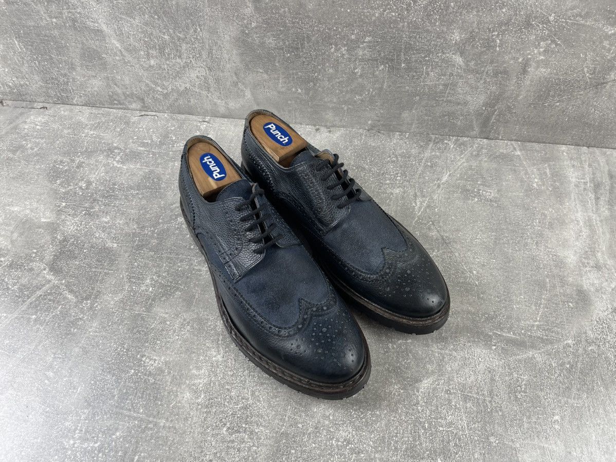 A1923 St. Moritz Leather Avant Garde Brogue Shoes Size US 12 / EU 45 - 5 Thumbnail