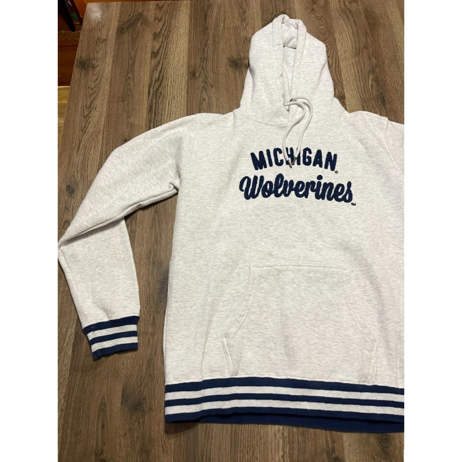 Vintage Royce Apparel Hoodie Womens XL Michigan Wolverines Pullover Drawstring White Casual Size XL / US 12-14 / IT 48-50 - 3 Thumbnail