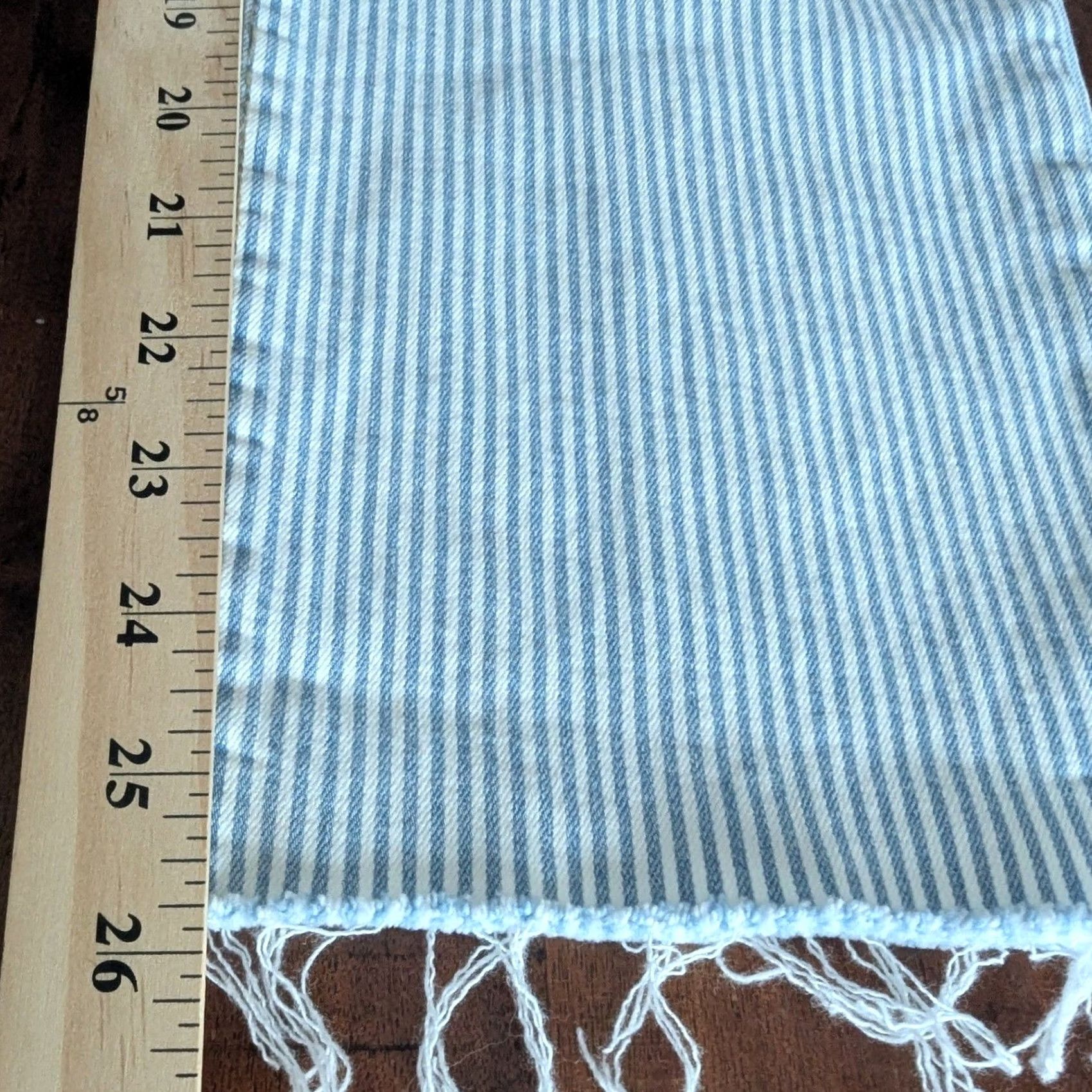 Vintage Kensie Jeans Womens The Allie High Rise Slim Straight Ankle Striped Denim 8/29 Size 29" - 6 Thumbnail